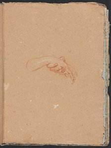 Cuaderno de bocetos de Verona: Estudio de manos página 23, 1760