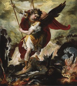 San Miguel venciendo a Satanás de Francesco Maffei