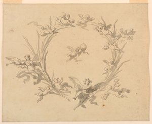 Estudio para decoración de fresco, Palacio del Quirinal, Roma