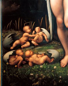 Leda y el cisne (detalle)