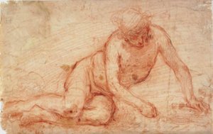 Desnudo masculino reclinado de Francesco Montelatici