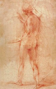 Ángel de pie visto desde atrás de Francesco Montelatici