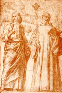 San Juan Bautista y San Benito de Francesco Morone