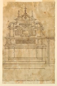 Proyecto para un altar de Francesco Mosca