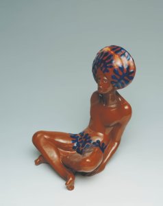 Figurita sentada india  de Francesco Nonni