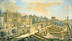 Vista de Roma de Francesco Panini