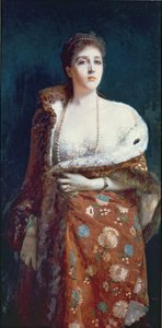 Retrato de la duquesa de Fondi de Francesco Paolo Michetti