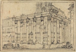 El Templo de Antonino y Faustina de Francesco Piranesi
