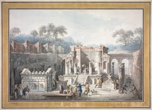 El Templo de Isis en Pompeya, 1788 de Francesco Piranesi
