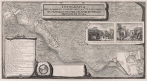 ¿Topografía de las fábricas descubiertas en la ciudad? de Pompeya de Francesco Piranesi