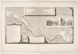 ¿Topografía de las fábricas descubiertas en la ciudad? de Pompeya de Francesco Piranesi