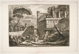 Vista del Sepulcro de Marnia negl de Francesco Piranesi