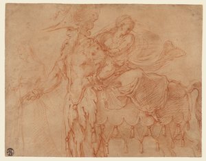 Centauro y Lapith de Francesco Primaticcio