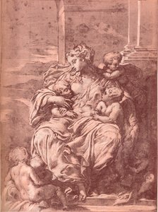Caridad, siglo XVI, 1903 de Francesco Primaticcio