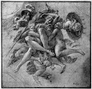 Diseño para la Galería Ulysses, Fontainebleau, c1540s, 1926