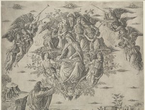 La Asunción de la Virgen, c. 1495 de Francesco Rosselli