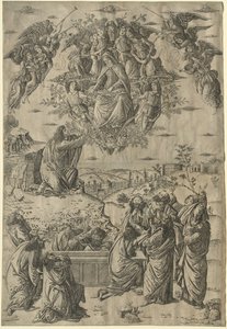 La Asunción de la Virgen, c. 1495 de Francesco Rosselli