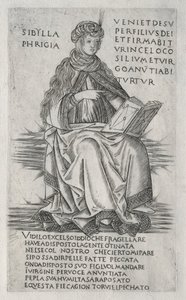 Las Sibilas: La Sibila Frigia, c. 1470-1480 de Francesco Rosselli