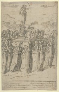 El Triunfo de la Castidad, ca. 1480-90 de Francesco Rosselli