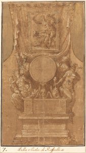 Diseño para un altar de Francesco Salviati
