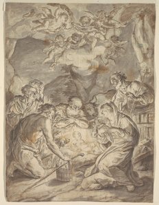 Adoración de los pastores de Francesco Saverio Mergolo
