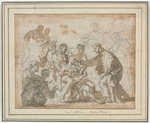 Un milagro de San Mauro de Francesco Solimena