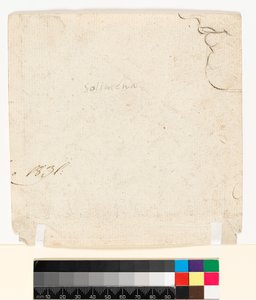 Dibujo en el reverso del papel (verso) de Francesco Solimena