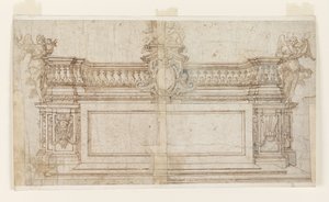 Elevación de un altar con sugerencias alternativas de Francesco Solimena