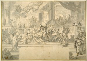 Heliodoro expulsado del Templo de Francesco Solimena