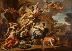 El rapto de Oritía de Francesco Solimena