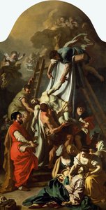 El Descendimiento de la Cruz, 1729 de Francesco Solimena