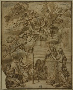 Página de Título con Retrato del Virrey de Nápoles de Francesco Solimena