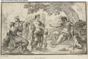 El juicio de Paris de Francesco Trevisani