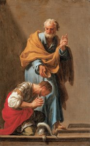San Pedro bautizando al centurión Cornelio