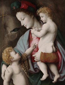 Madonna y el Niño con San Juan