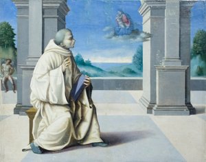 Visión de san Bernardo de Claraval de Francesco Ubertini Verdi Bachiacca