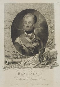 Retrato del Conde Levin Leonty August Theophil von Bennigsen 1745-1826, 1807