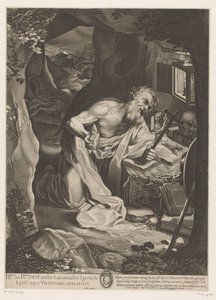 San Jerónimo en el desierto