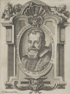 Retrato de Galileo Galilei, 1613 de Francesco Villamena