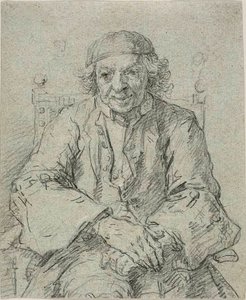 Retrato de un anciano de Francesco Zuccarelli