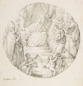 Nobleza Presentando un Infante a Venecia, 1709-87