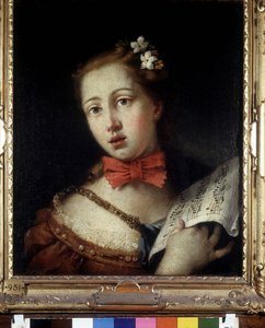 Cantante veneciano. Pintura de F. Zugno de Francesco Zugno