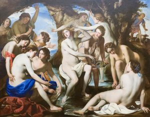 El baño de Diana de Francesco de (c.1600 54) Rosa