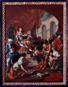 El juicio de Salomón (pintura de Francesco de Mura) de Francesco de Mura