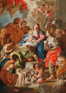 La Adoración de los Pastores de Francesco de Mura