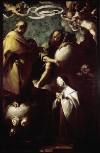 La Visión de Santa Teresa de Ávila de Francesco del Cairo