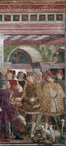 Alegoría de abril, detalle con Borso d