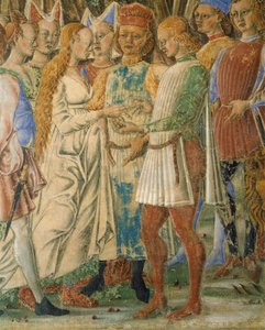 Italia, Ferrara, Palacio Schifanoia, La Sala del Mes, El mes de junio de Francesco del Cossa (1436-1478) de Francesco del Cossa