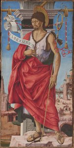 Políptico Griffoni: San Juan Bautista, ca. 1472-1473 de Francesco del Cossa