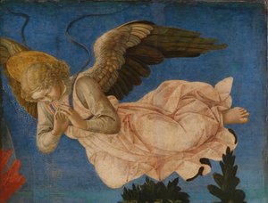 Panel de ángel del retablo de Santa Trinità de Pistoia, 1455-1460 de Francesco di Stefano Pesellino